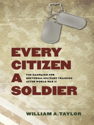 cover image of Every Citizen a Soldier